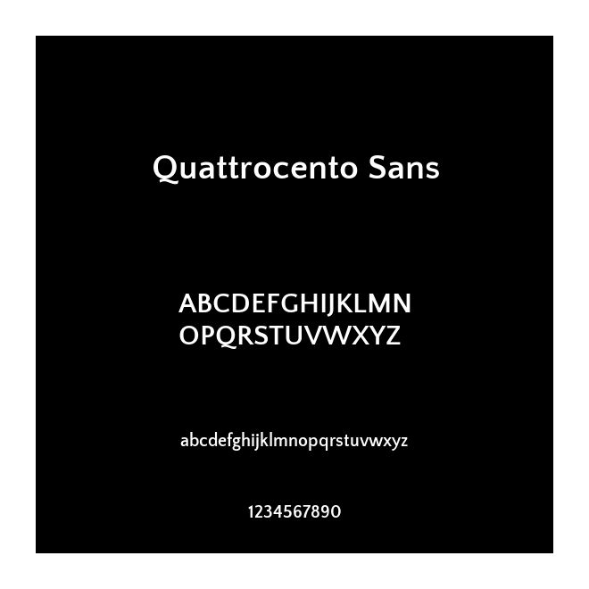 Quattrocento Sans