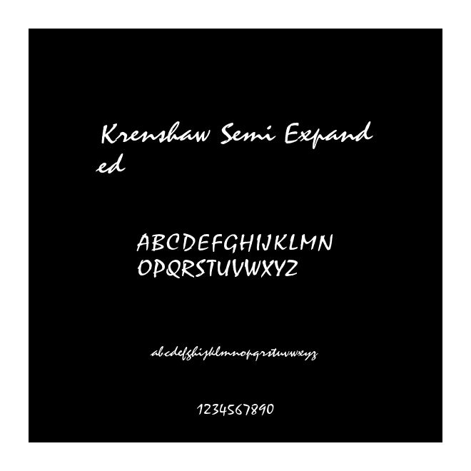 Krenshaw Semi Expanded