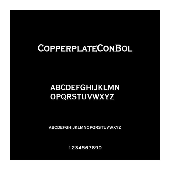 CopperplateConBol