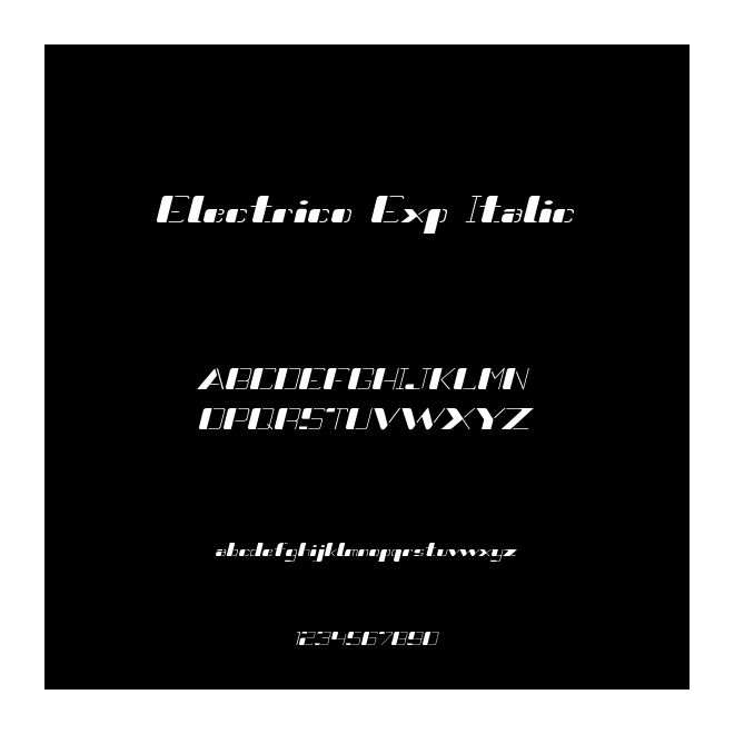 Electrico Exp Italic