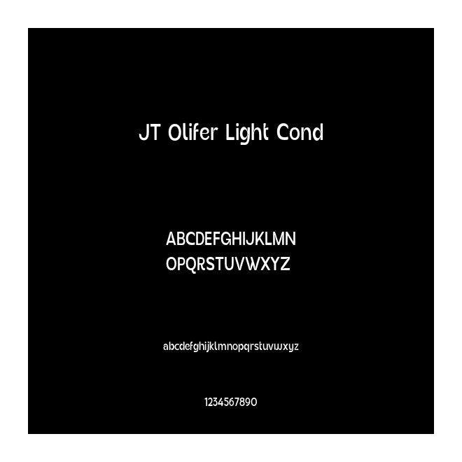 JT Olifer Light Cond