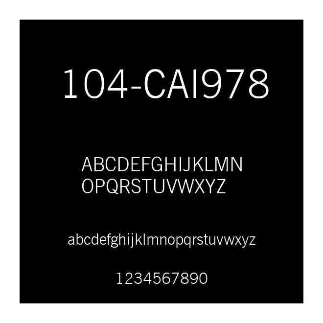 104-CAI978