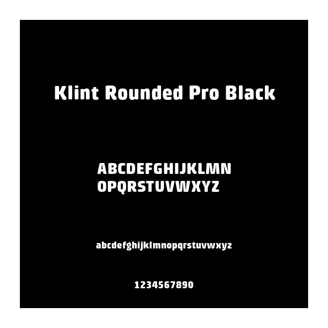 Klint Rounded Pro Black