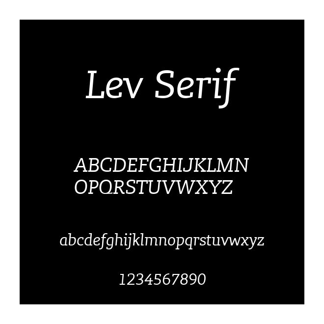 Lev Serif