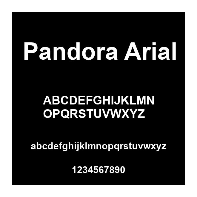 Pandora Arial