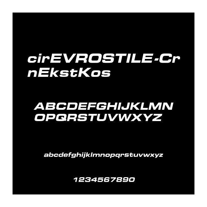 cirEVROSTILE-CrnEkstKos