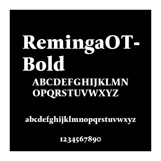 RemingaOT-Bold