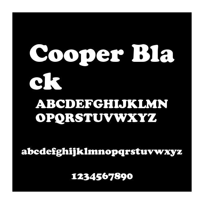 Cooper Black
