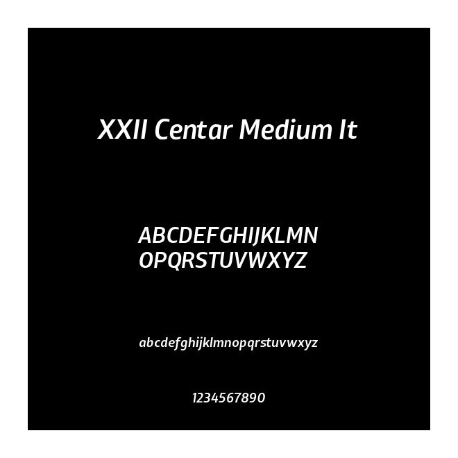 XXII Centar Medium It
