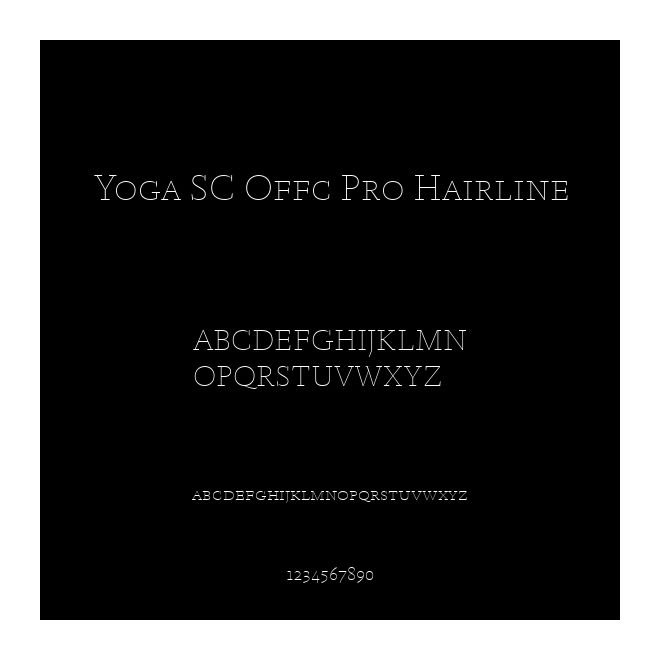 Yoga SC Offc Pro Hairline