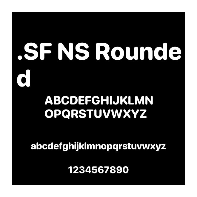 .SF NS Rounded