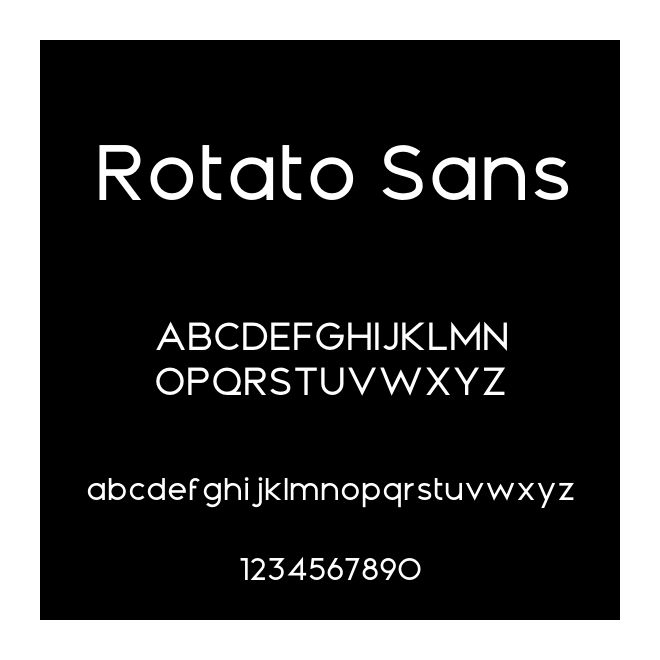 Rotato Sans