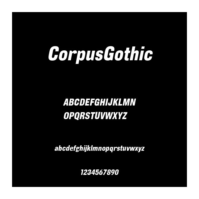 CorpusGothic