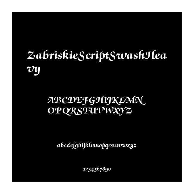 ZabriskieScriptSwashHeavy