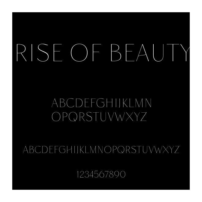 Rise of Beauty