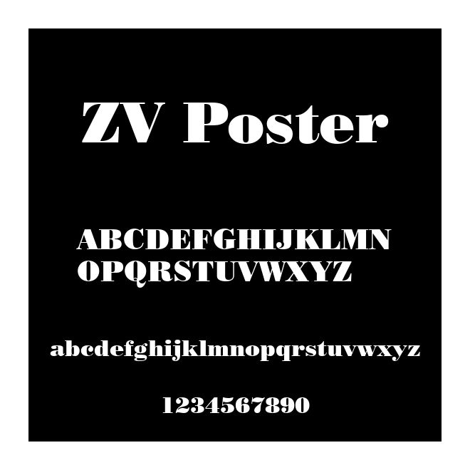 ZV Poster