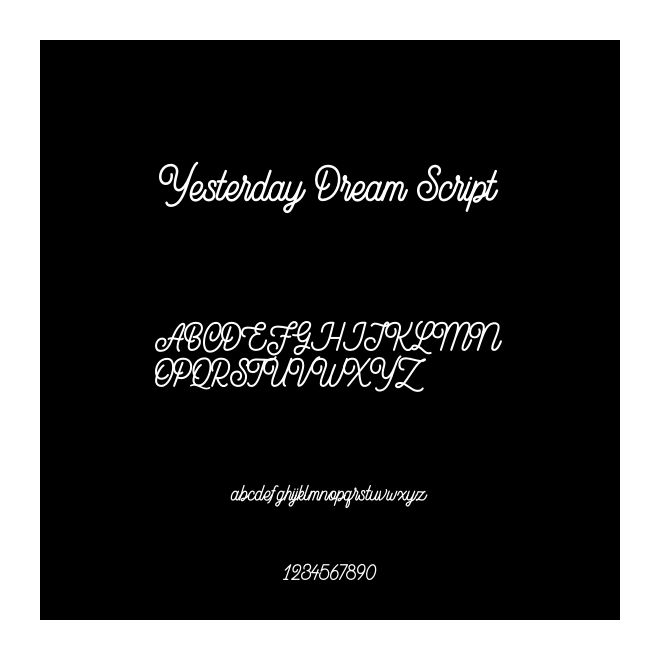 Yesterday Dream Script
