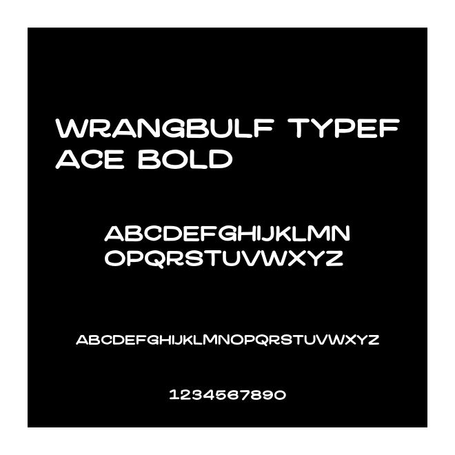 Wrangbulf Typeface Bold