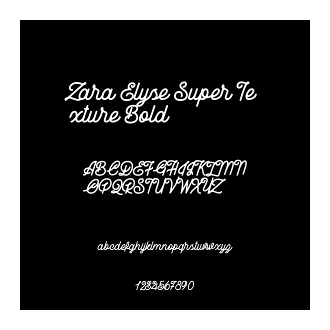 Zara Elyse Super Texture Bold