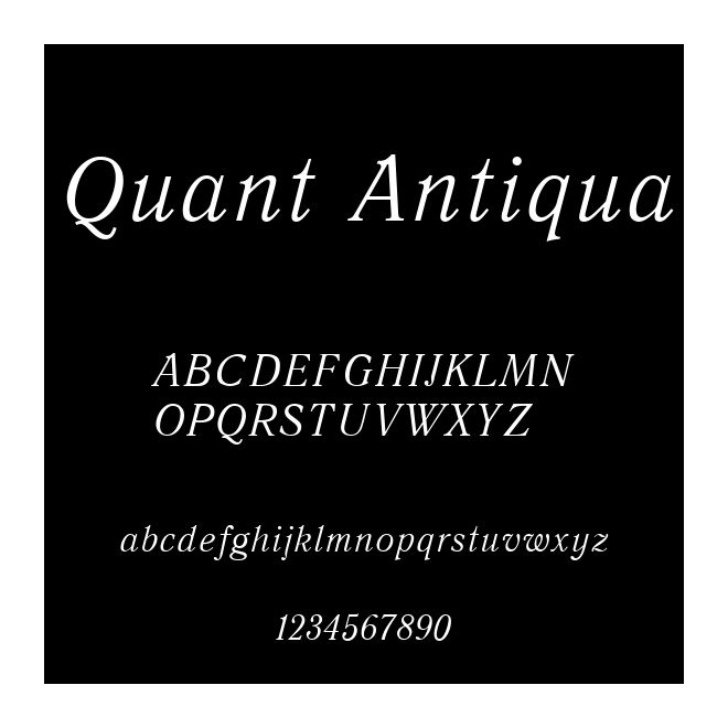 Quant Antiqua