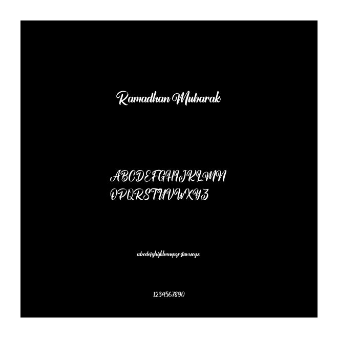 Ramadhan Mubarak