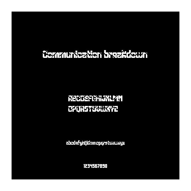 Communication breakdown