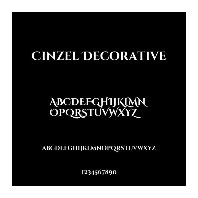 Cinzel Decorative