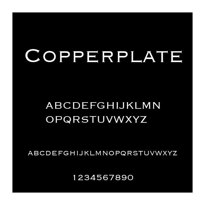 Copperplate