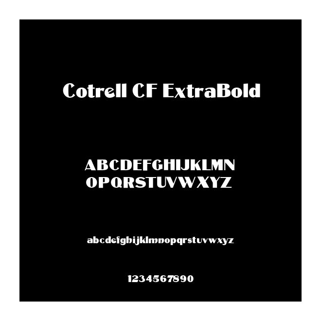 Cotrell CF ExtraBold