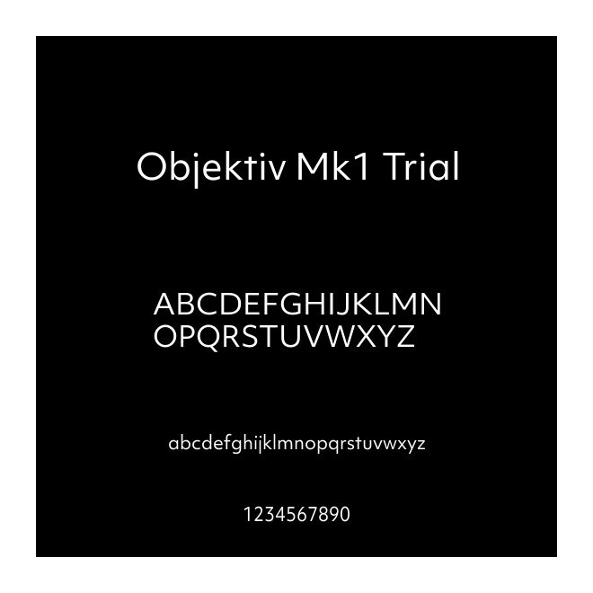 Objektiv Mk1 Trial