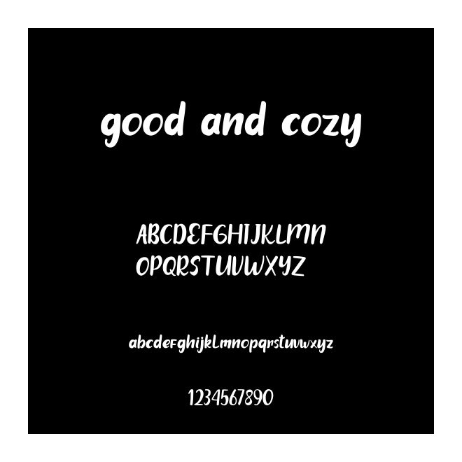 good and cozy