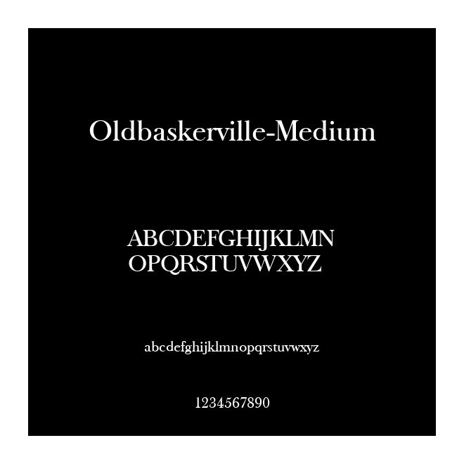 Oldbaskerville-Medium