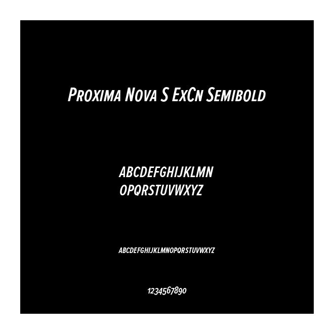 Proxima Nova S ExCn Semibold