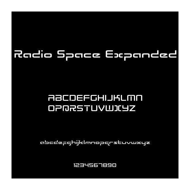 Radio Space Expanded