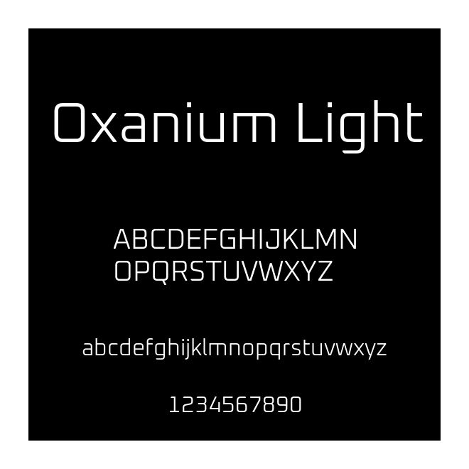Oxanium Light