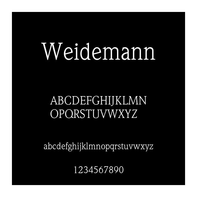 Weidemann