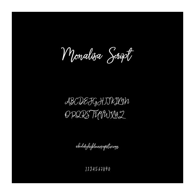 Monalisa Script