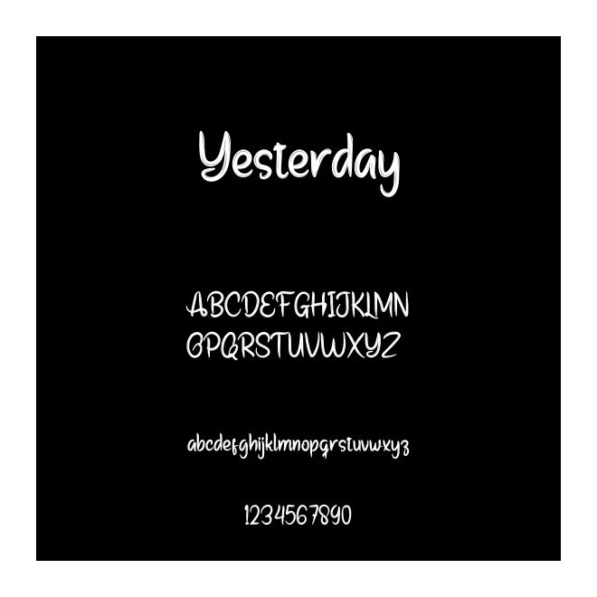 Yesterday