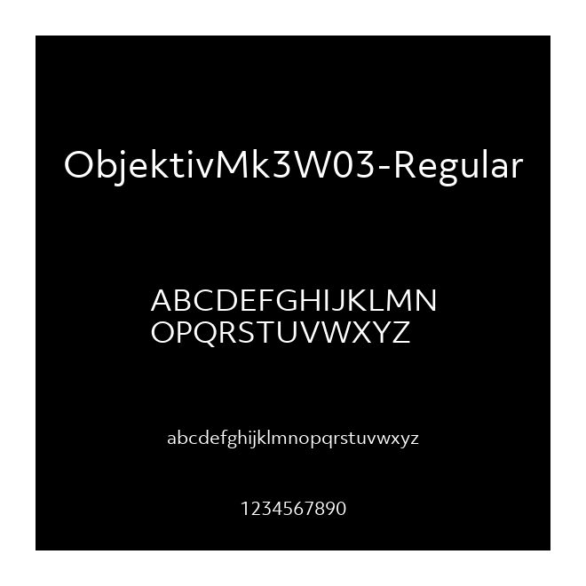 ObjektivMk3W03-Regular