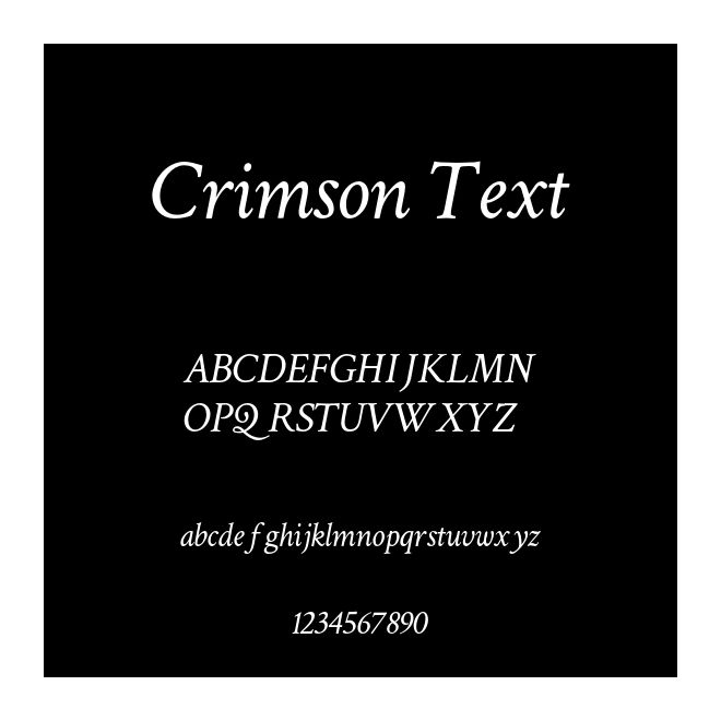 Crimson Text
