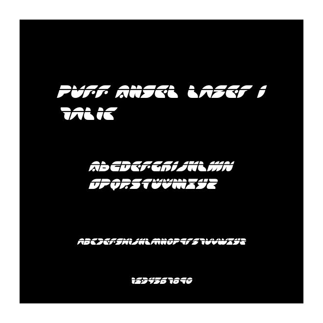 Puff Angel Laser Italic