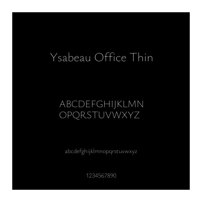 Ysabeau Office Thin