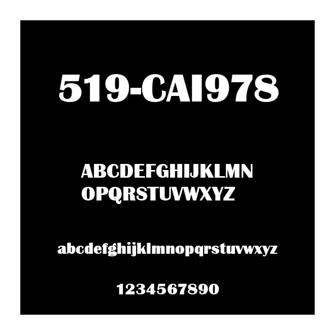 519-CAI978