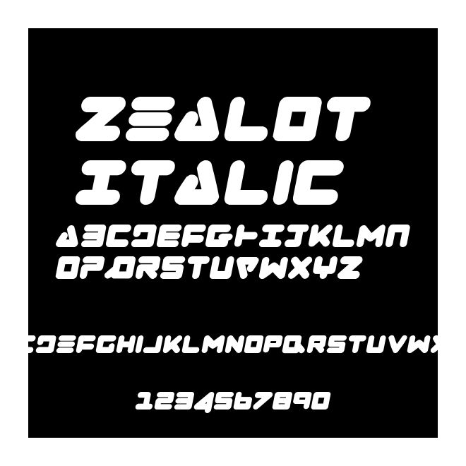 Zealot Italic