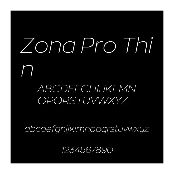 Zona Pro Thin