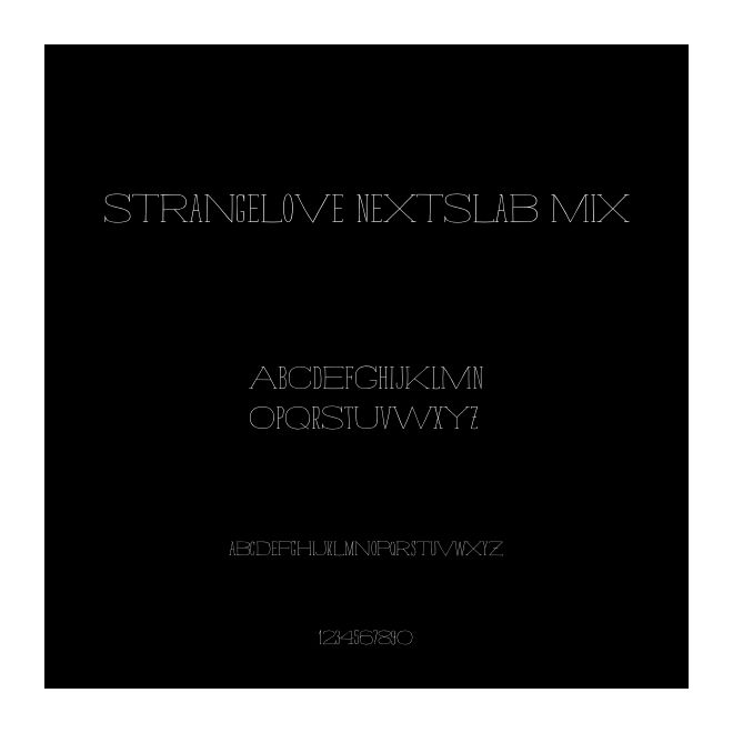 Strangelove NextSlab Mix