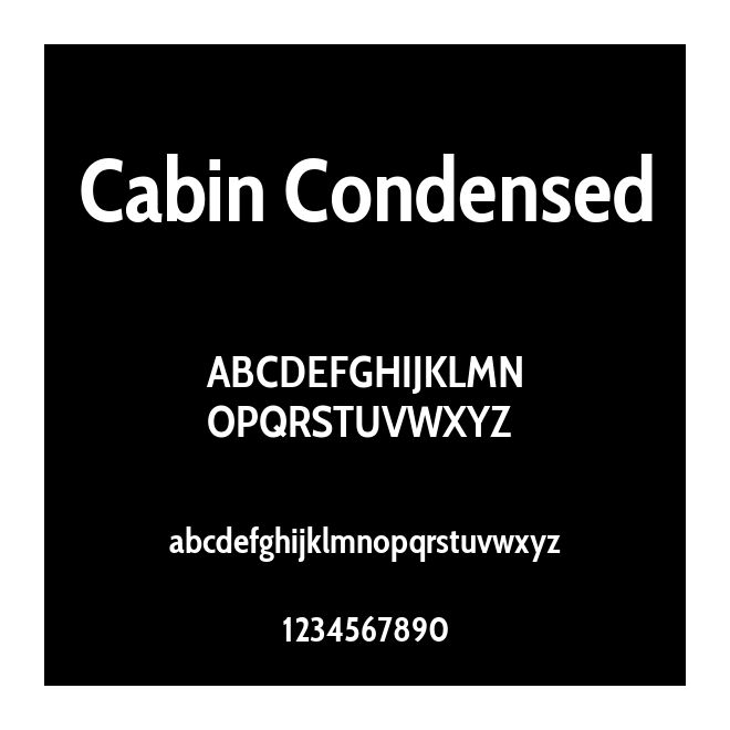 Cabin Condensed