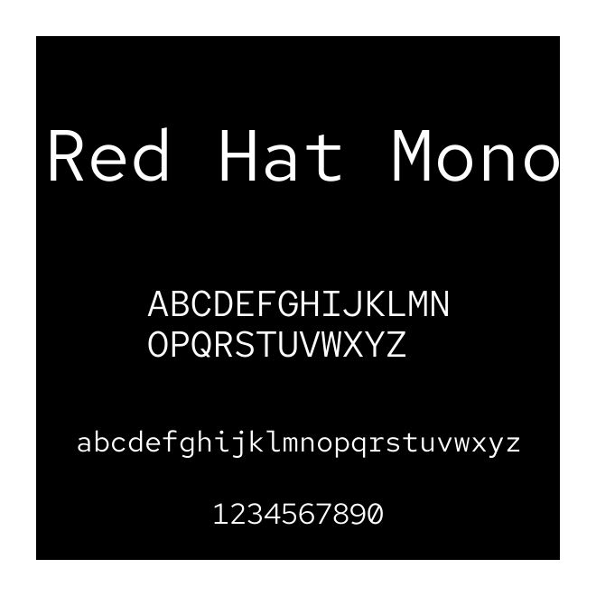 Red Hat Mono