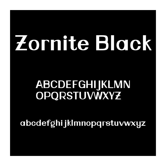 Zornite Black
