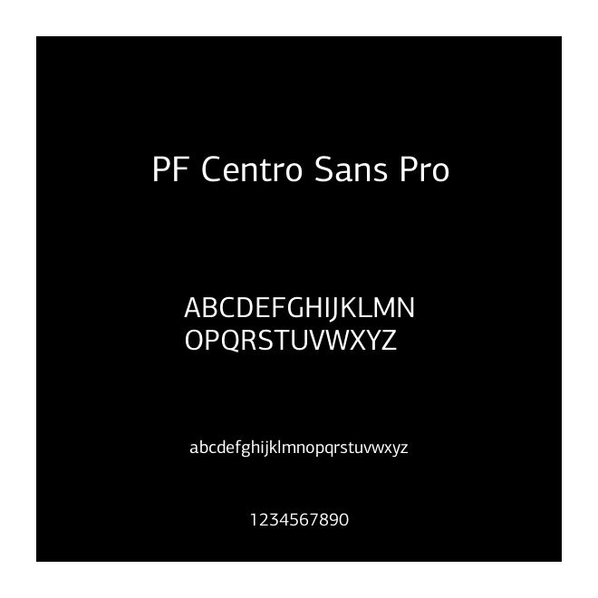 PF Centro Sans Pro